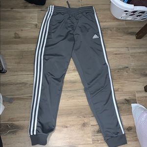 Grey adidas sweat pants